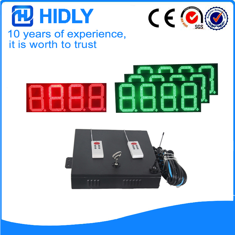 12 Inch 1R3G LED Oil Display For Station