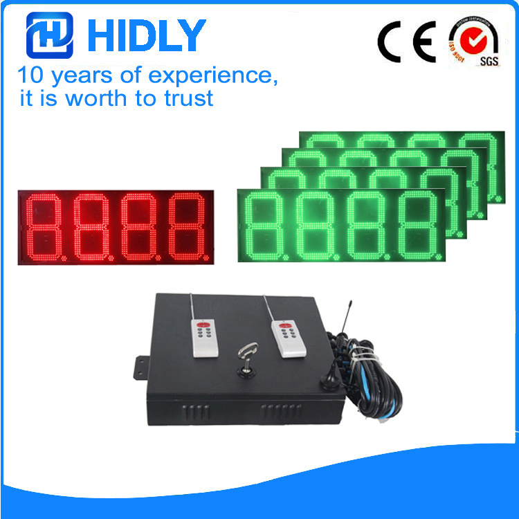 16 Inch Red&Green LED Oil Price Screen For Station