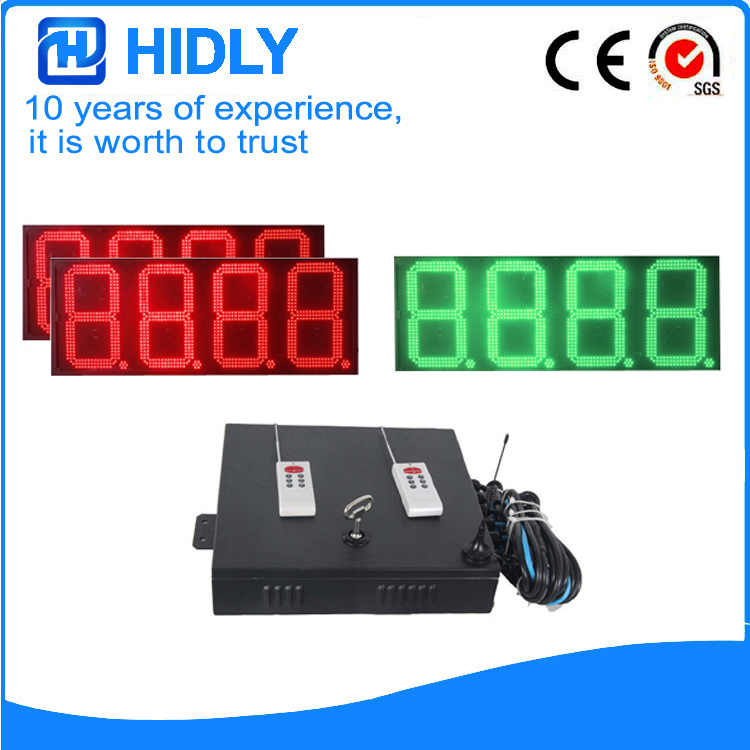 16 Inch Red&Green LED Oil Price Signs For Station