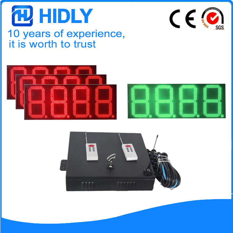 16 Inch Red&Green LED Price Board For Station