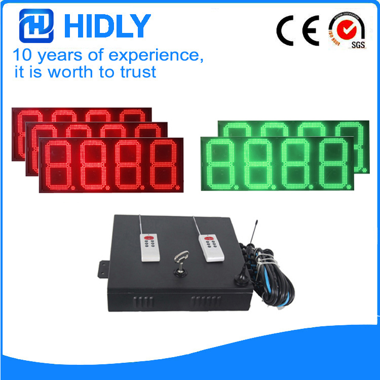 16 Inch Red&Green LED Digital Display For Station