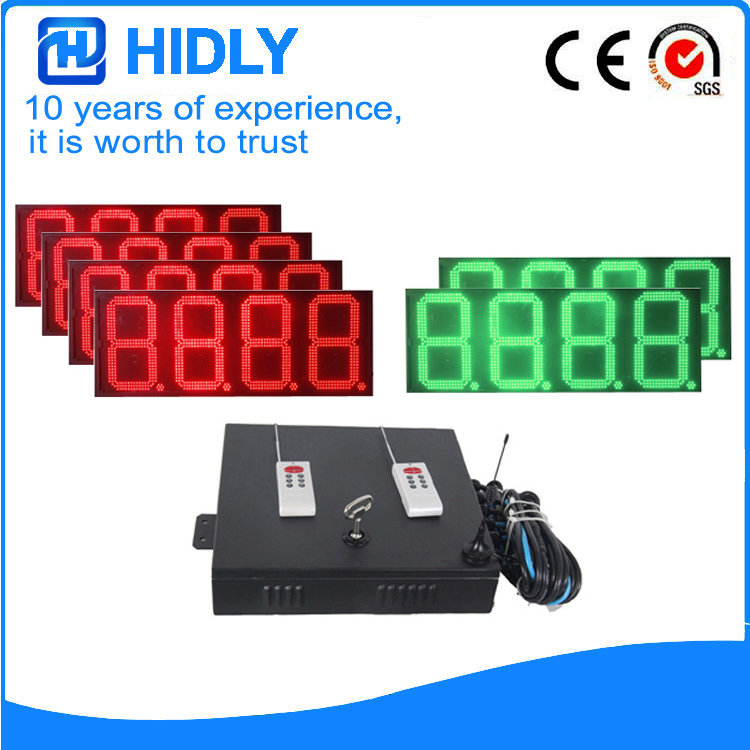 16 Inch Red&Green LED Oil Screen For Station