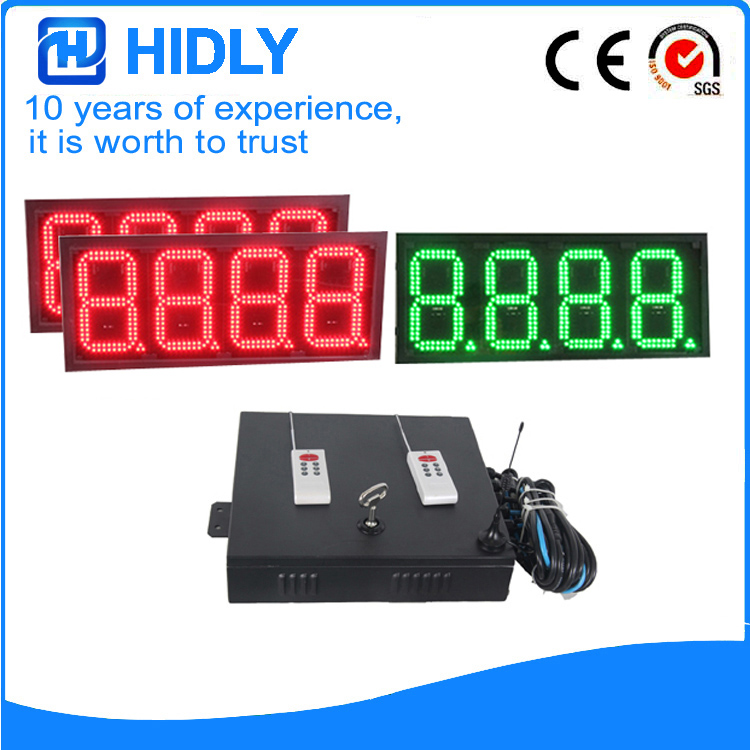 8 Inch Red&Green LED Digital Display For Station