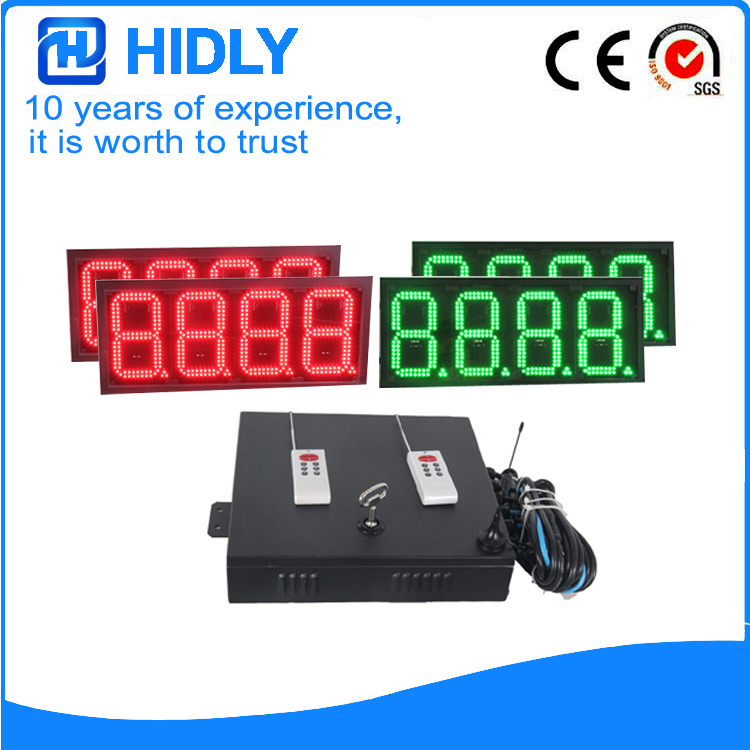 8 Inch Red&Green LED Price Screen For Station