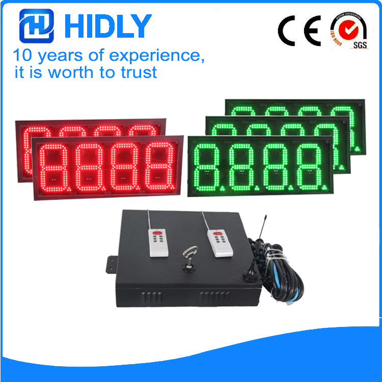 8 Inch Red&Green LED Oil Screen For Station