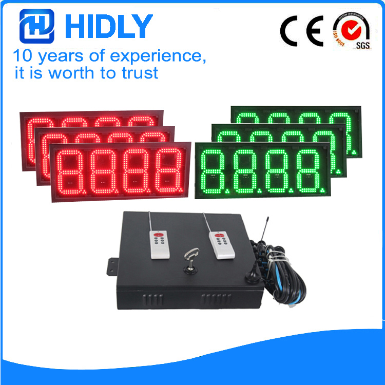 8 Inch 3R3G 8888 LED Oil Display For Station