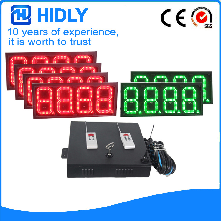 8 Inch 4R2G 8888 LED Oil Screen For Station