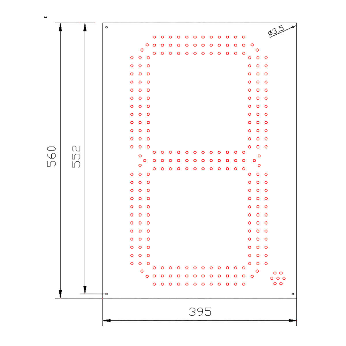 LED digit board 