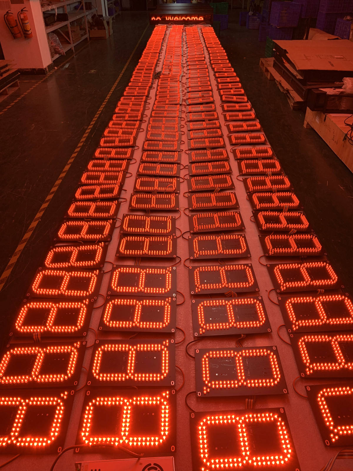 LED GAS DIGIT BOARD