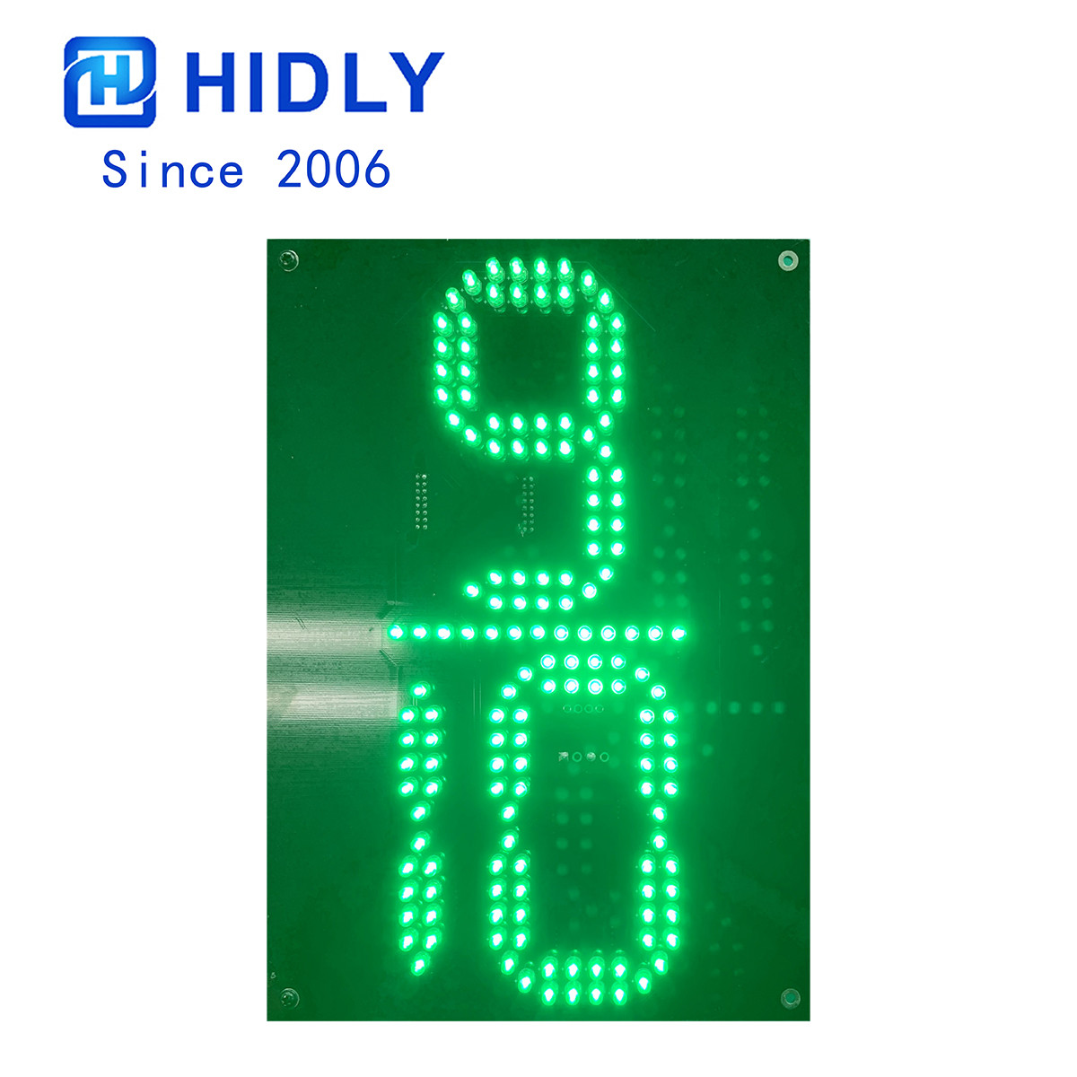 10 Inch Green 9/10 LED Digit Board
