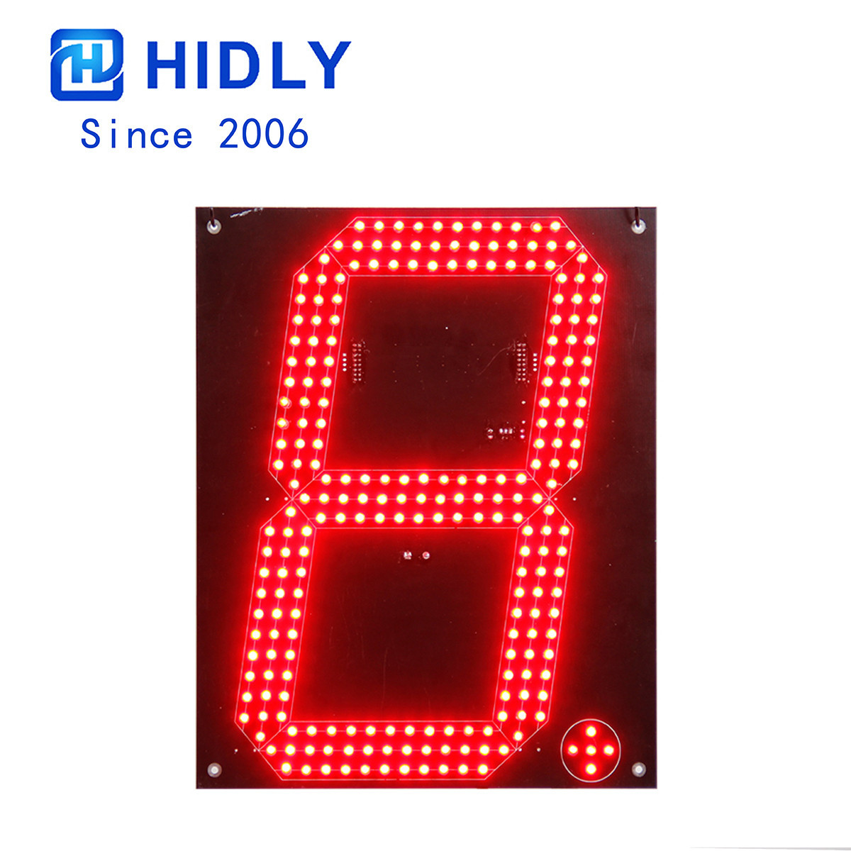 12 Inch Red Oblique Led Digital Boards