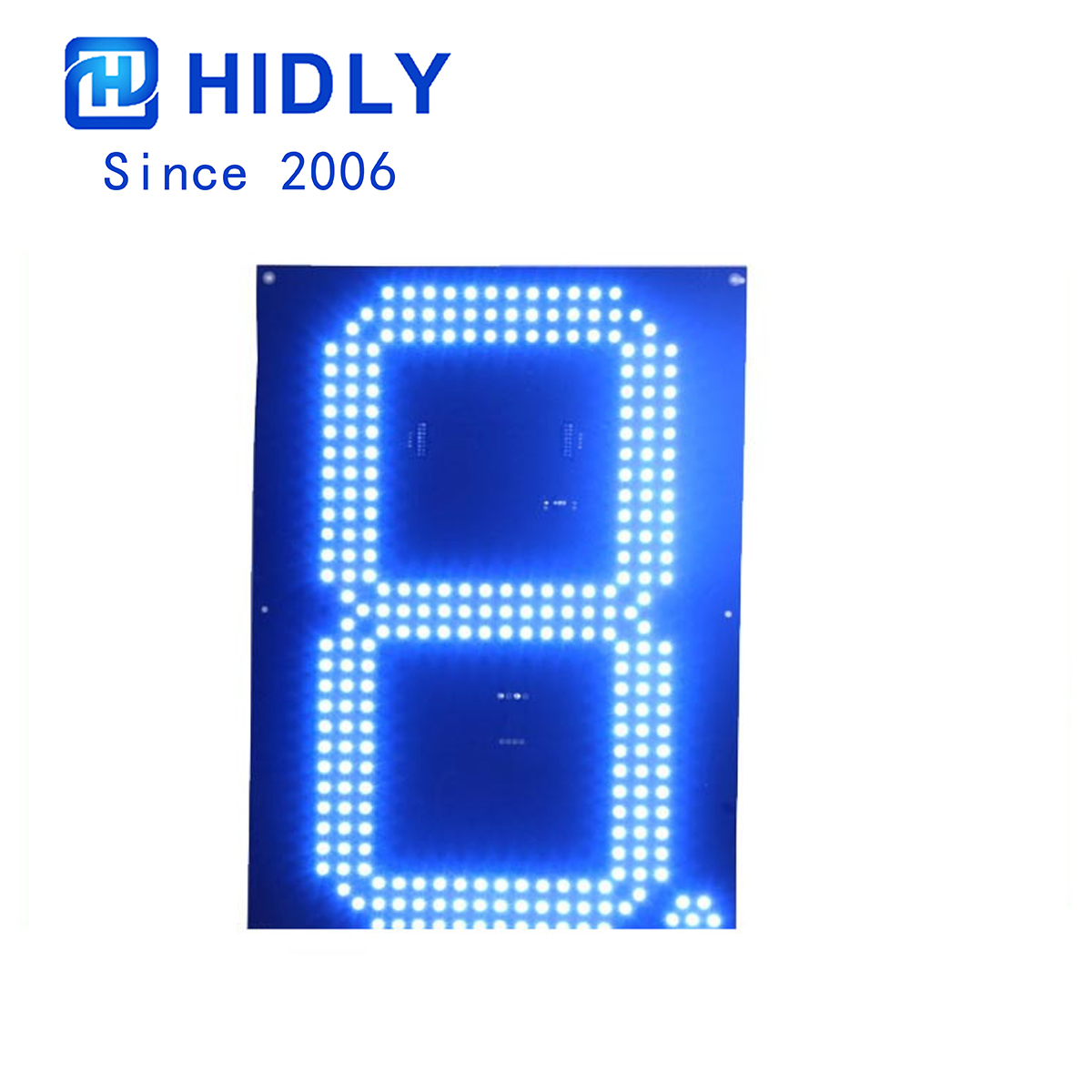 12 Inch Blue LED Digital Board