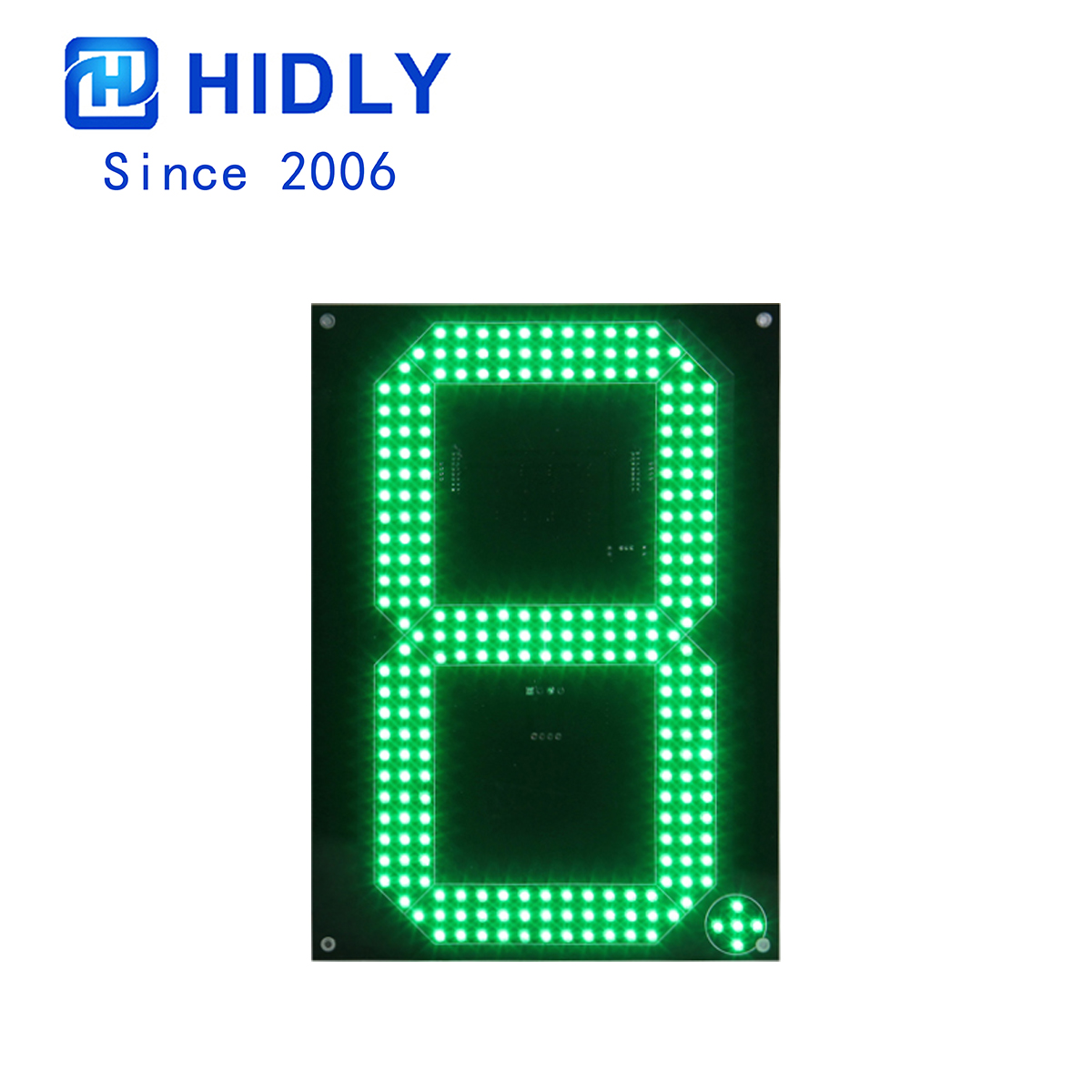 Green 12 Inch  LED Digits