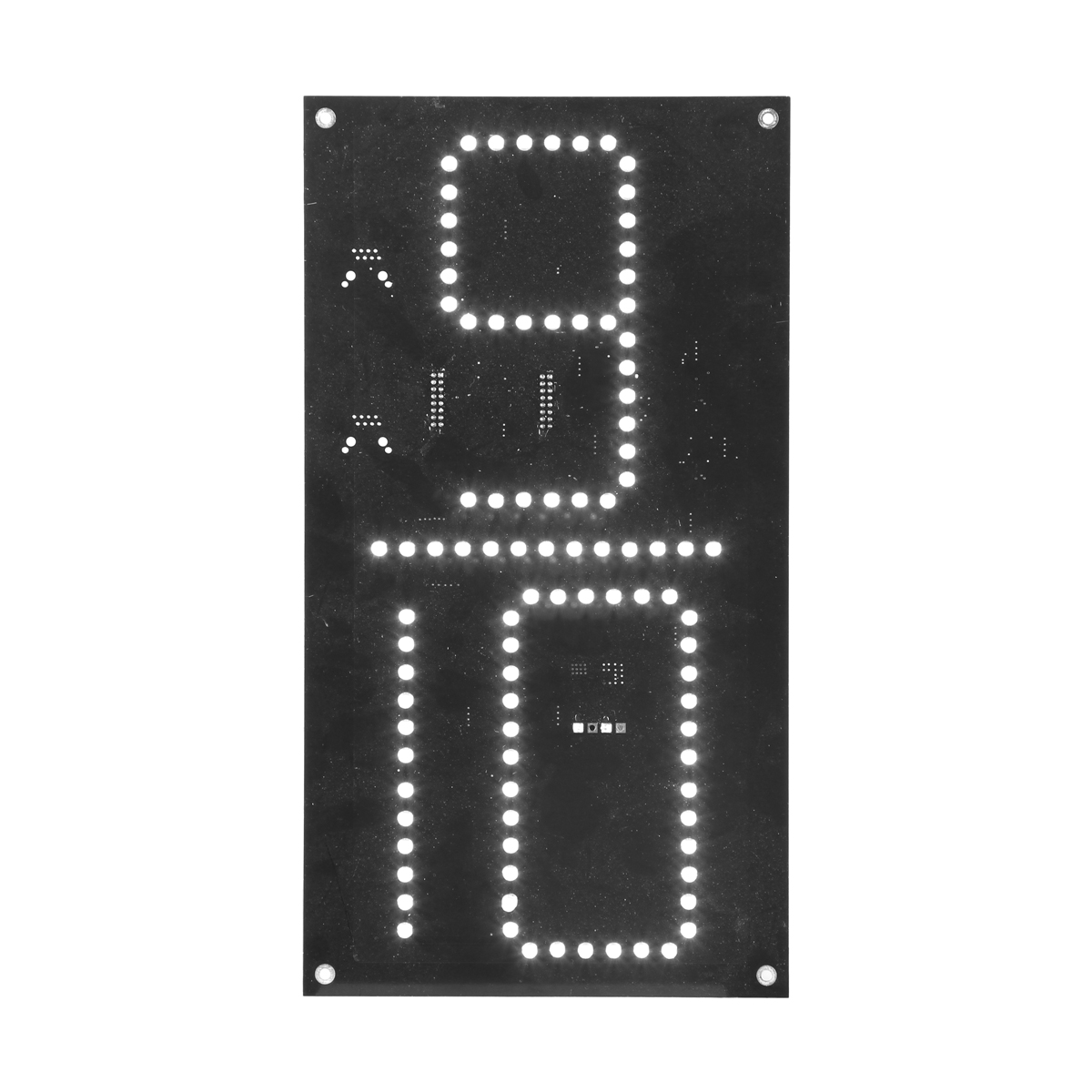 White 12 Inch  9/10 Led Digital Boards