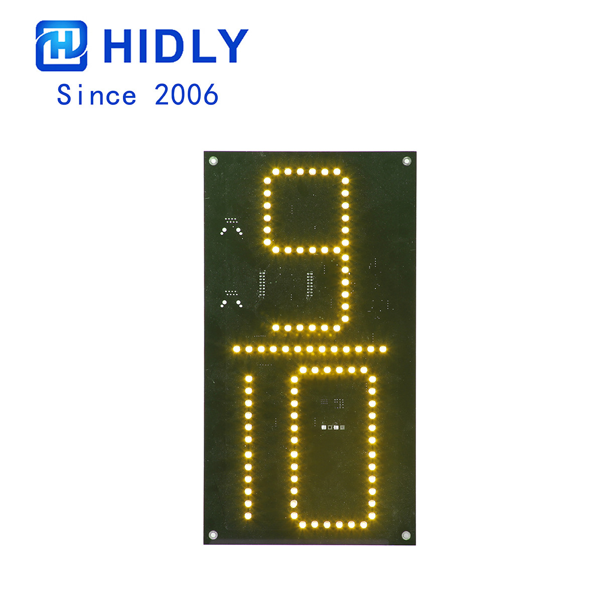 12 Inch Yellwo 9/10 LED Digital Board