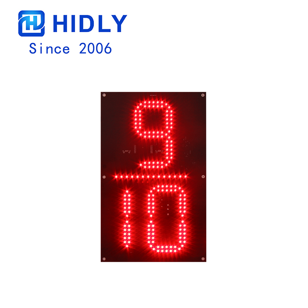 16 Inch Red 9/10 LED Digital Boards