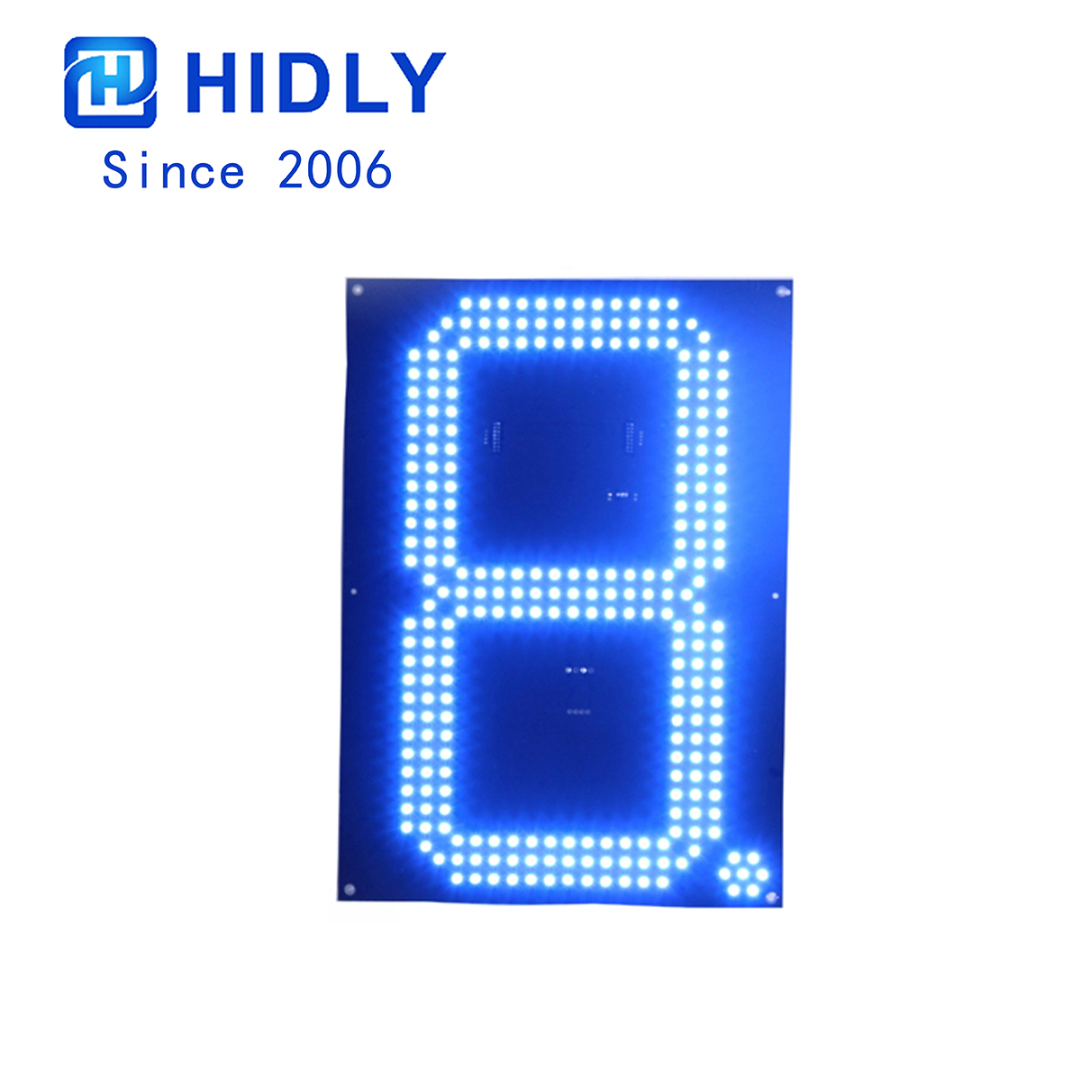 16 Inch Blue LED Digital Boards