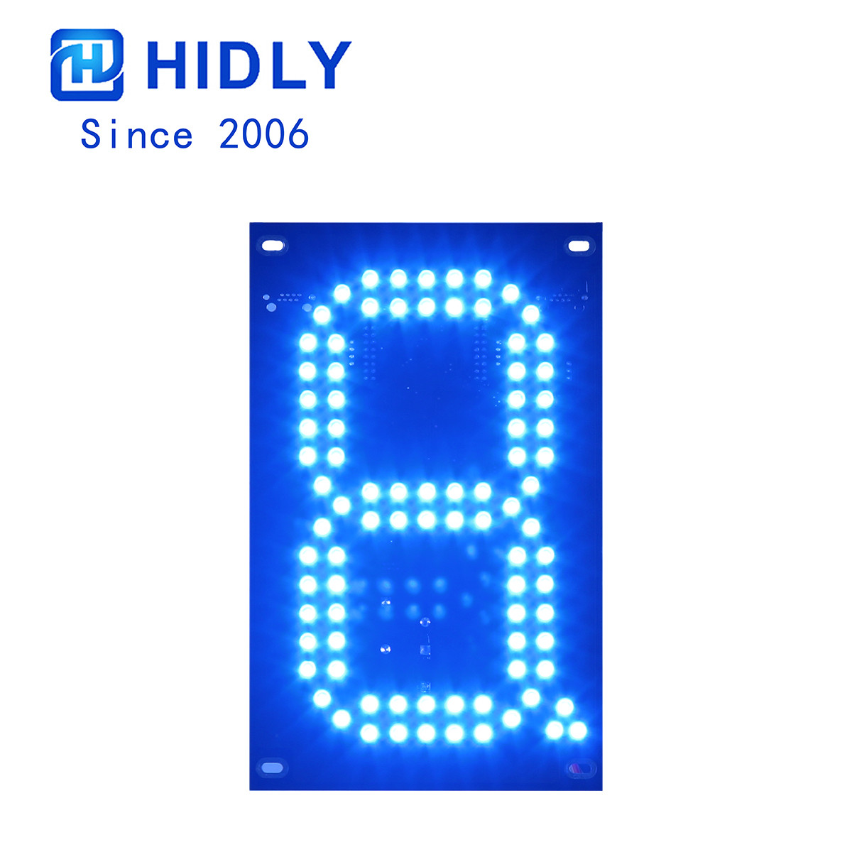 7 Inch Blue LED Digital Board