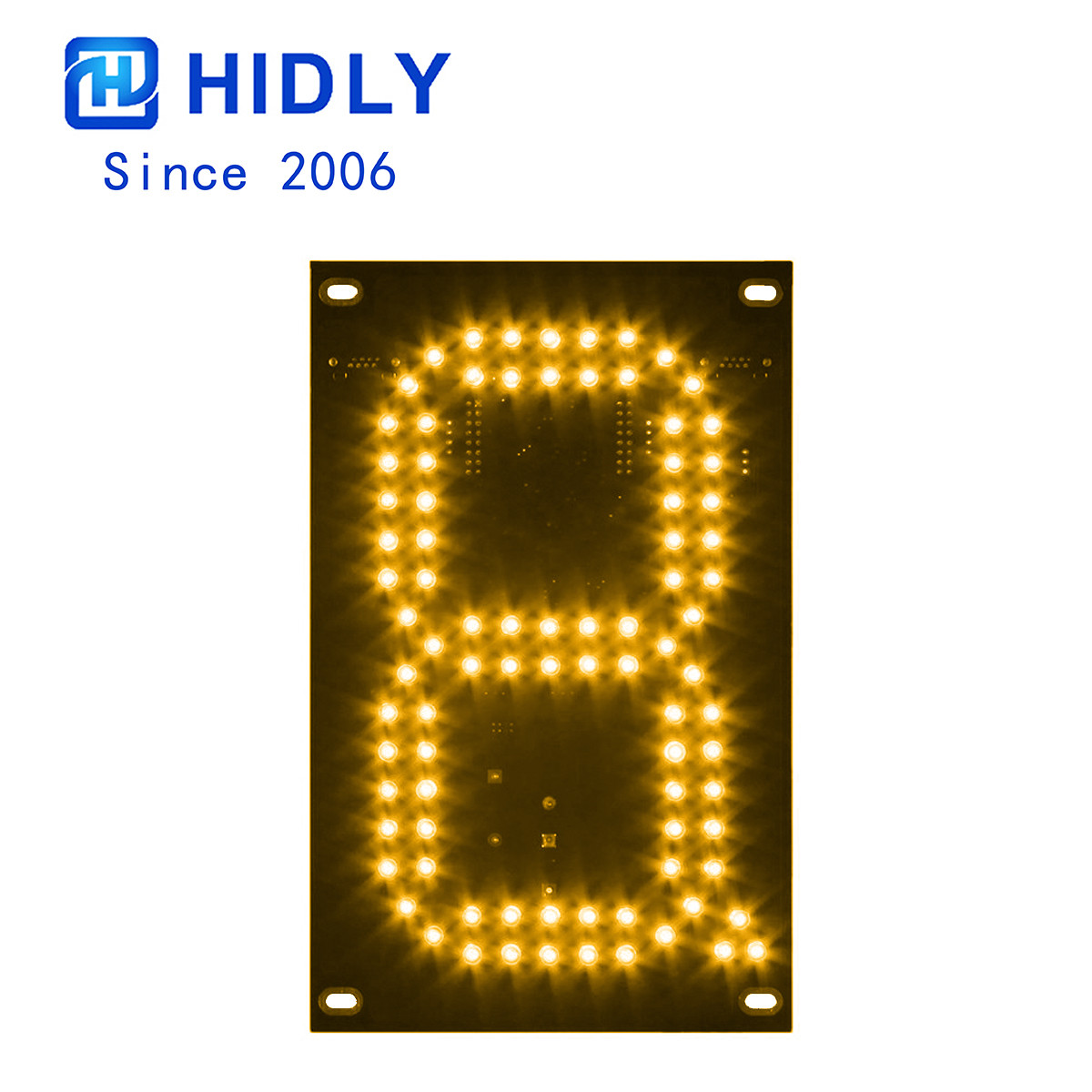 Yellow 7 Inch Led Digital Board