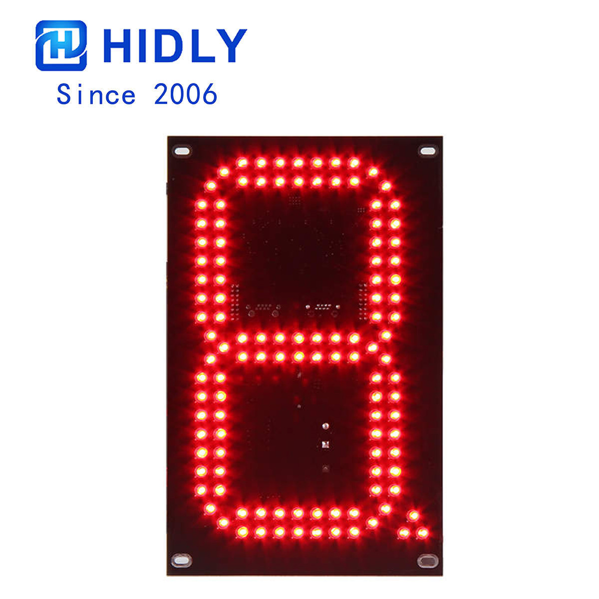 Red 8 Inch  Led Digital Board