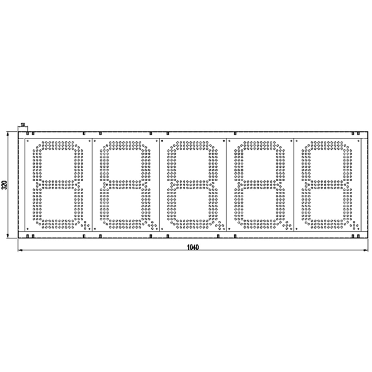 LED gas price displays