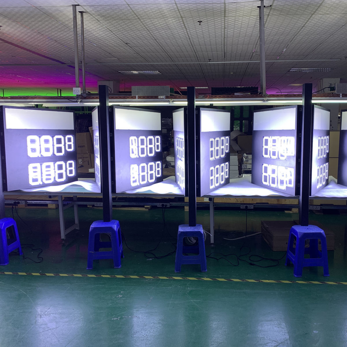 Mongolia LED gas price displays