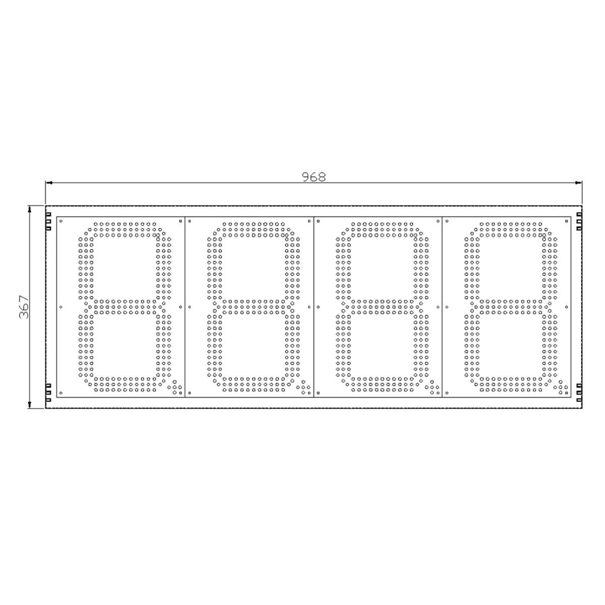 LED gas signs