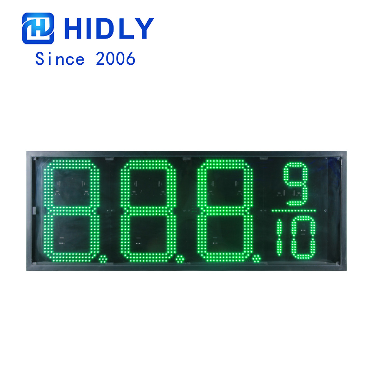American Waterproof 16 Inch Green Led Price Gas Signs:GAS16Z8889G