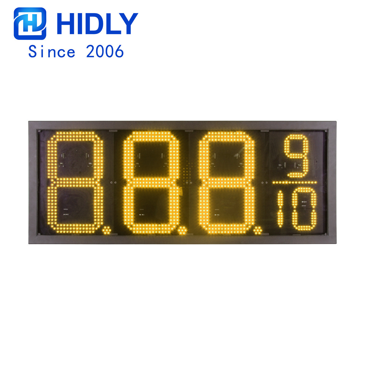 American Waterproof 16 Inch Yellow Led Price Gas Signs:GAS16Z8889Y