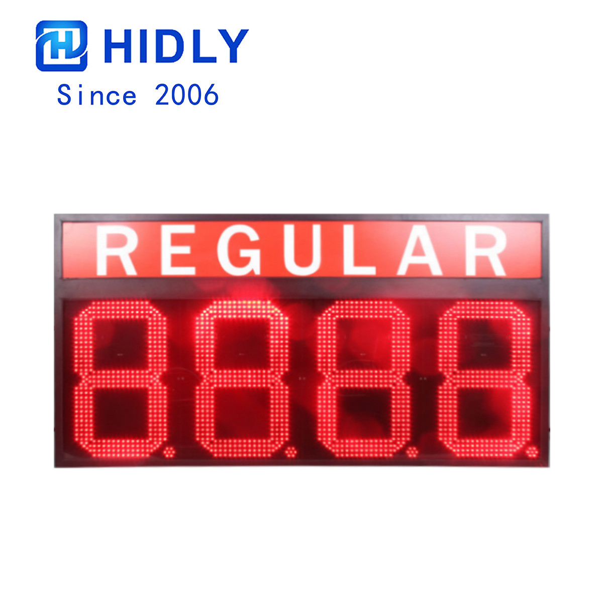 Regular Led Gas Station Sign:GAS24Z8888R-REGULAR