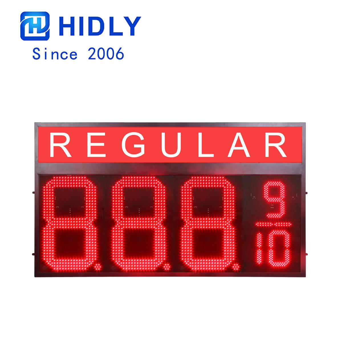 Regular Led Gas Station Signs:GAS24Z8889R-REGULAR