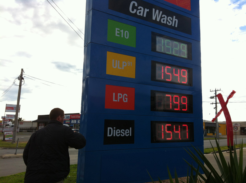 LED Oil Price Signs in Australia