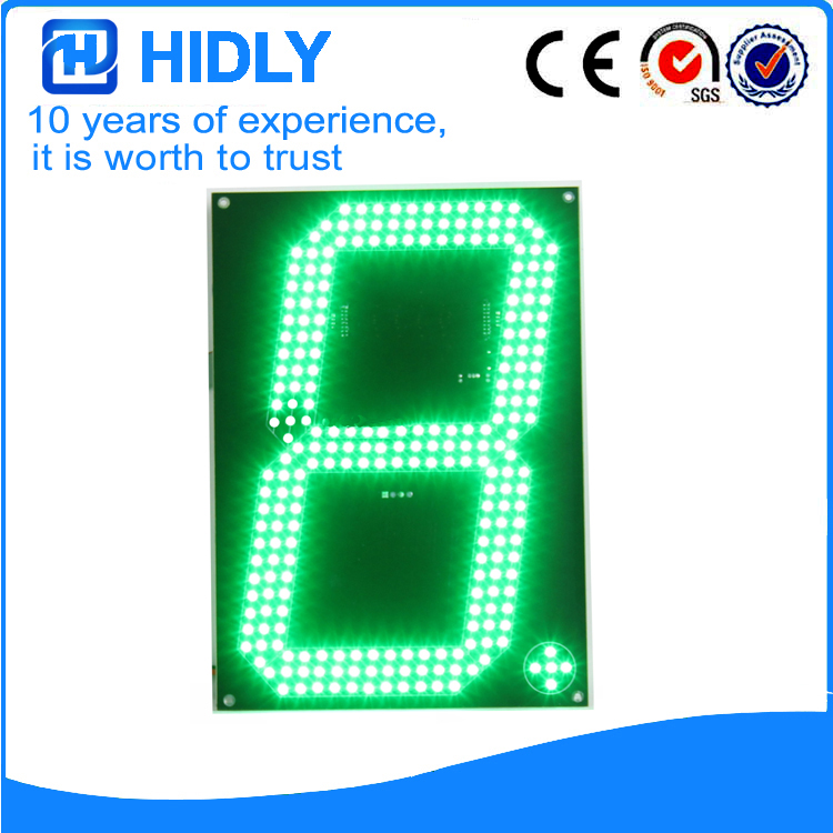 12 Inch Green LED Digital Screen