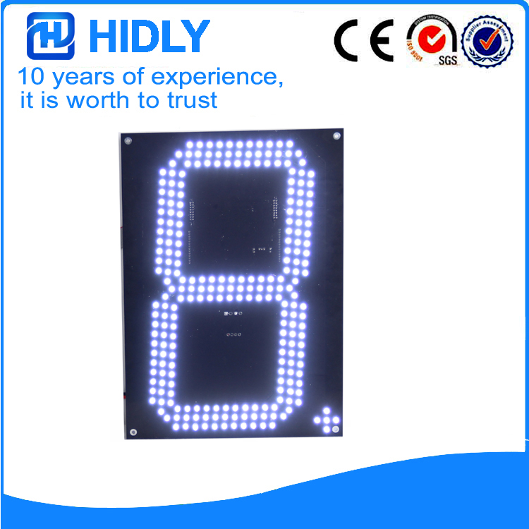 12 Inch White LED Oil Screen