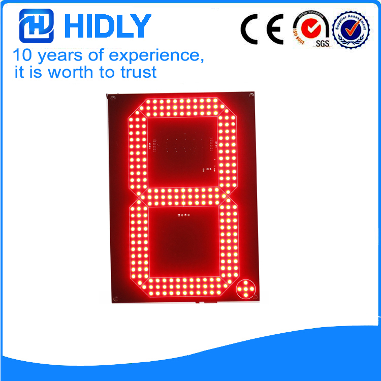 12 Inch Red LED Digital Signs
