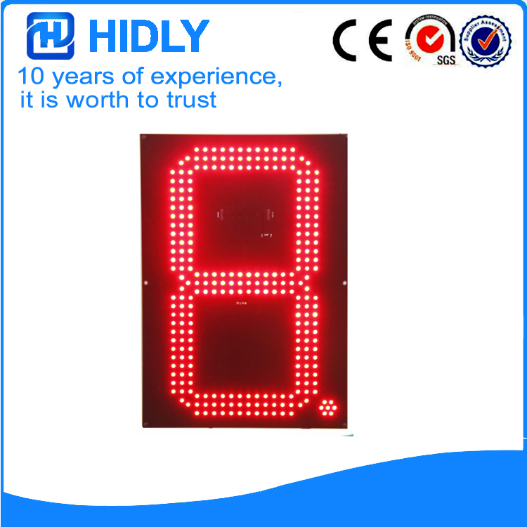 16 Inch Red LED Oil Signs