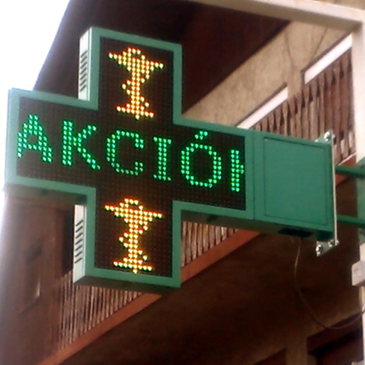 led pharmacy cross display