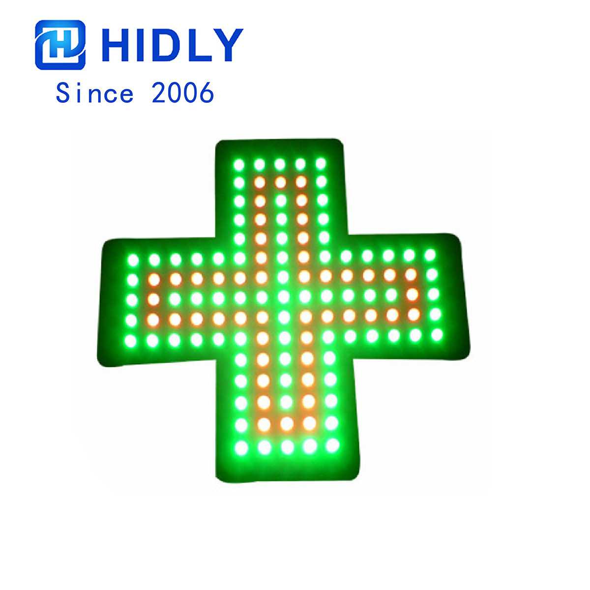 window cross led signs