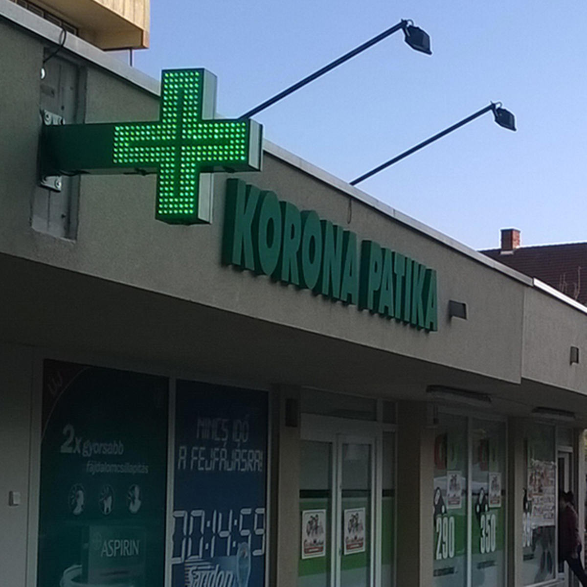 outdoor pharmacy led screen