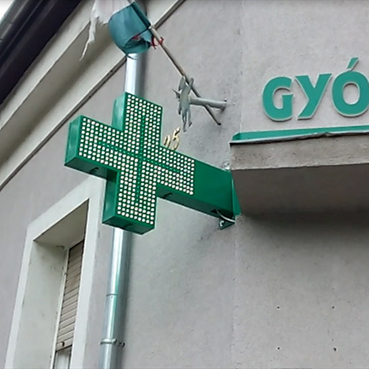 pharmacy LED cross display