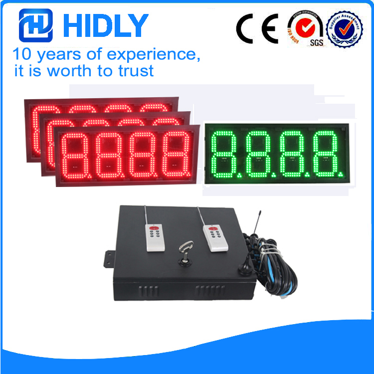 8Inch 3R1G LED Price Screen For Station