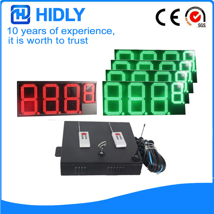 16 Inch 1R4G LED Oil Display For Station