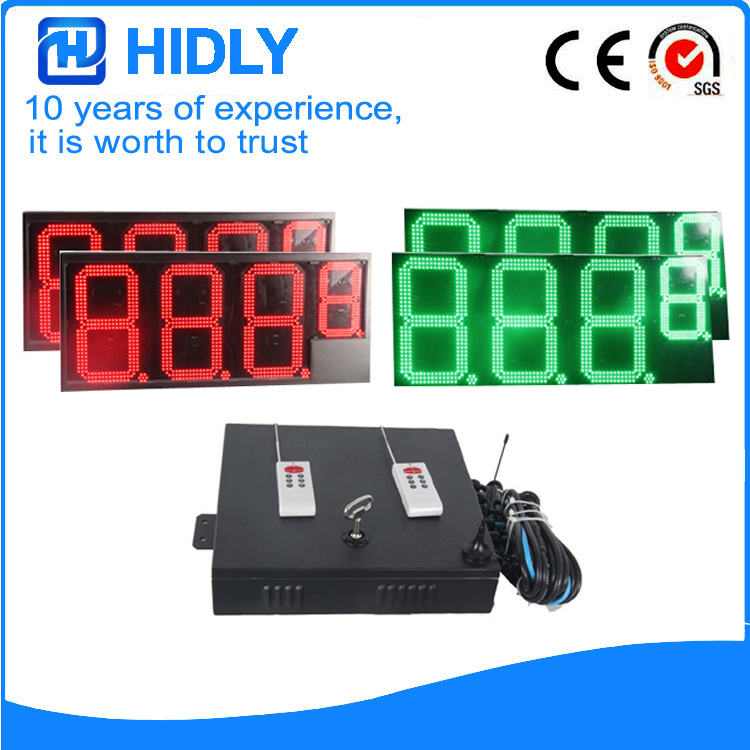 16 Inch 2R2G LED Price Screen For Station