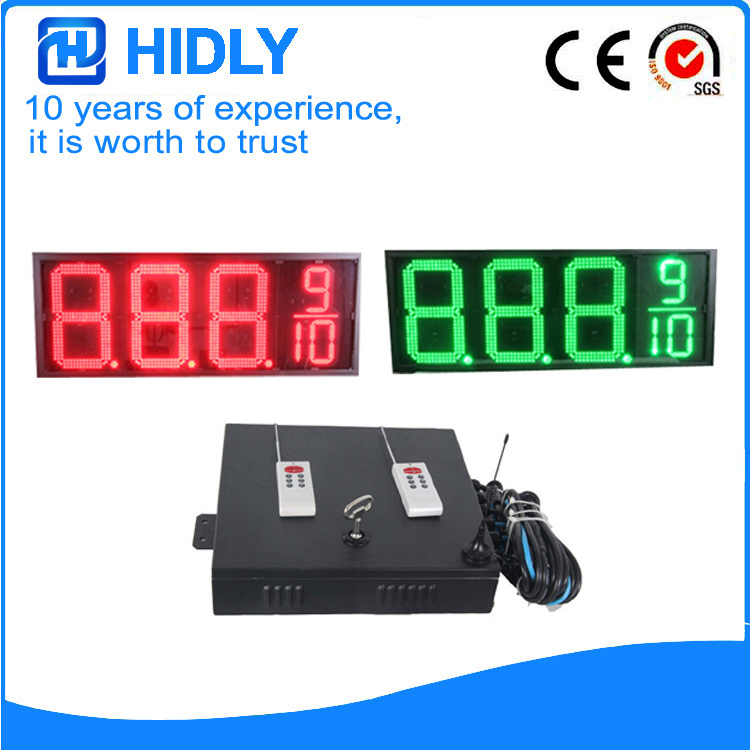 18 Inch Red&Green Oil Price Screen For Station