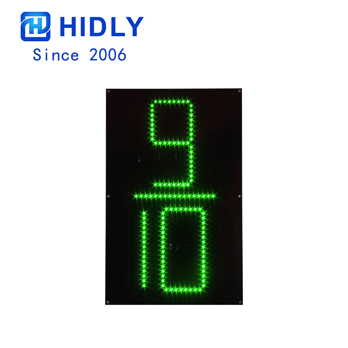 24 Inch Green 9/10 LED Digital Board