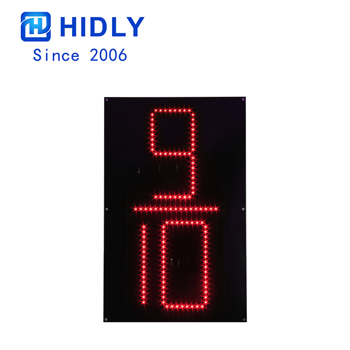 Red 24 Inch 9/10 LED Digit