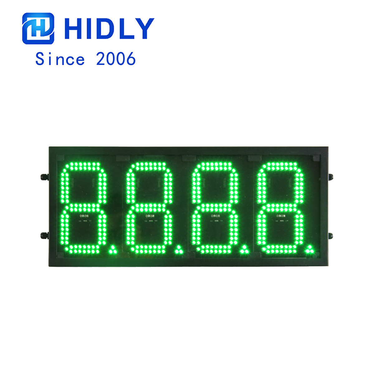 PWM 8 Inch Green Super Bright Led Gas Price Signs