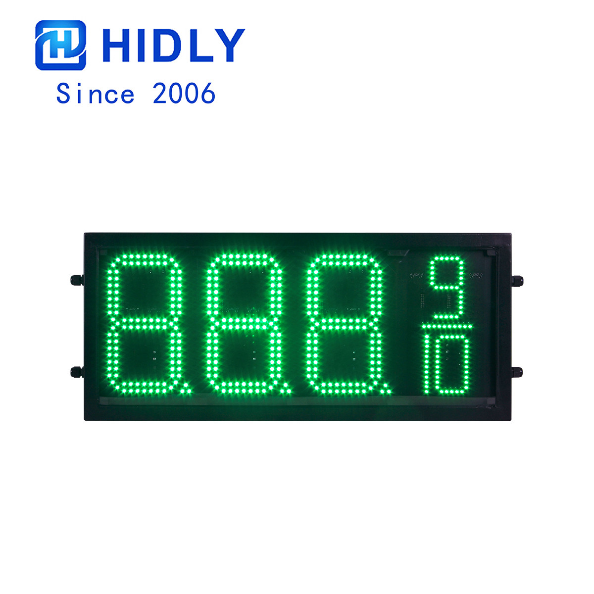 PWM 8 Inch Green Super Bright Led Gas Price Signs:GAS8Z8889G