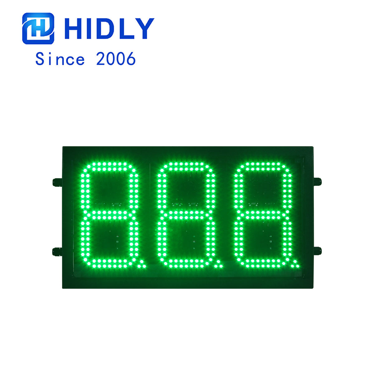 Canada Waterproof 8 Inch Green Led Price Gas Signs:GAS888G