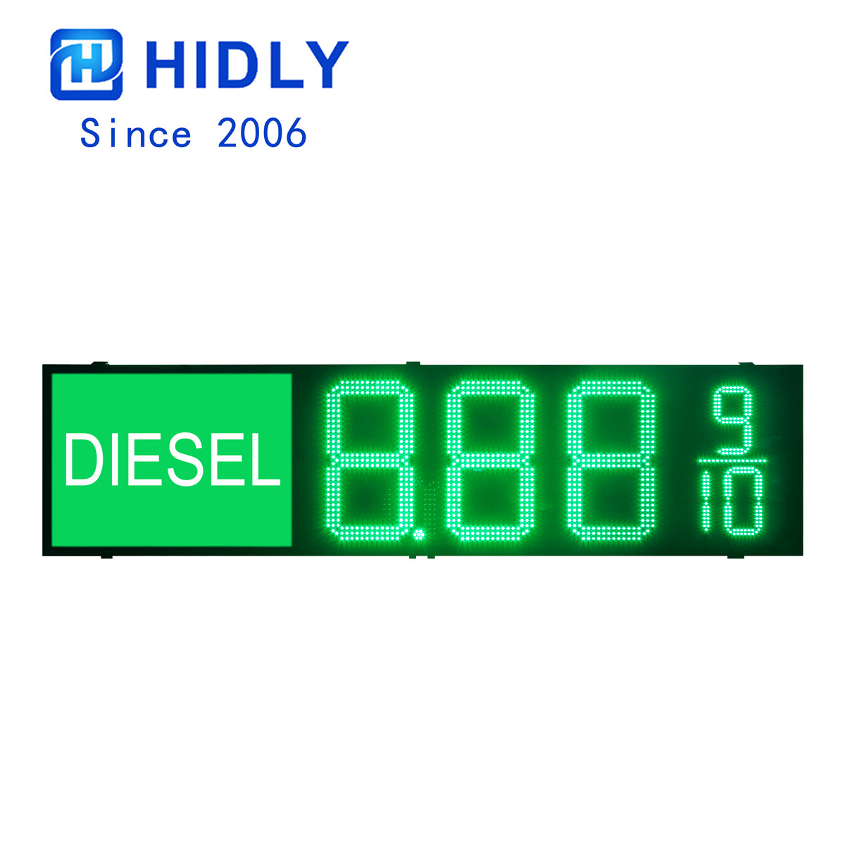 Double Diesel LED Gas Price Signs:GAS20Z8889G-DIESEL